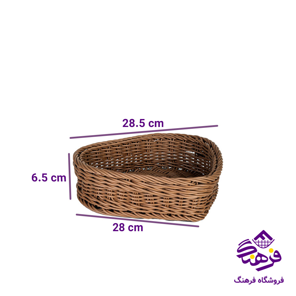 خرید سبد بافت طرح ریناس سایز 1 زیباسازان