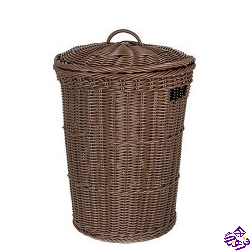 سبدبافت عروسکی زیبا شمشاد