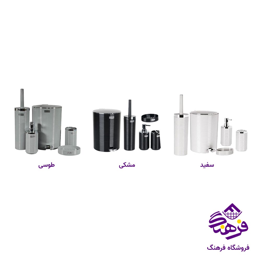 ست سرویس بهداشتی زیباسازان مدل تایتان کروم