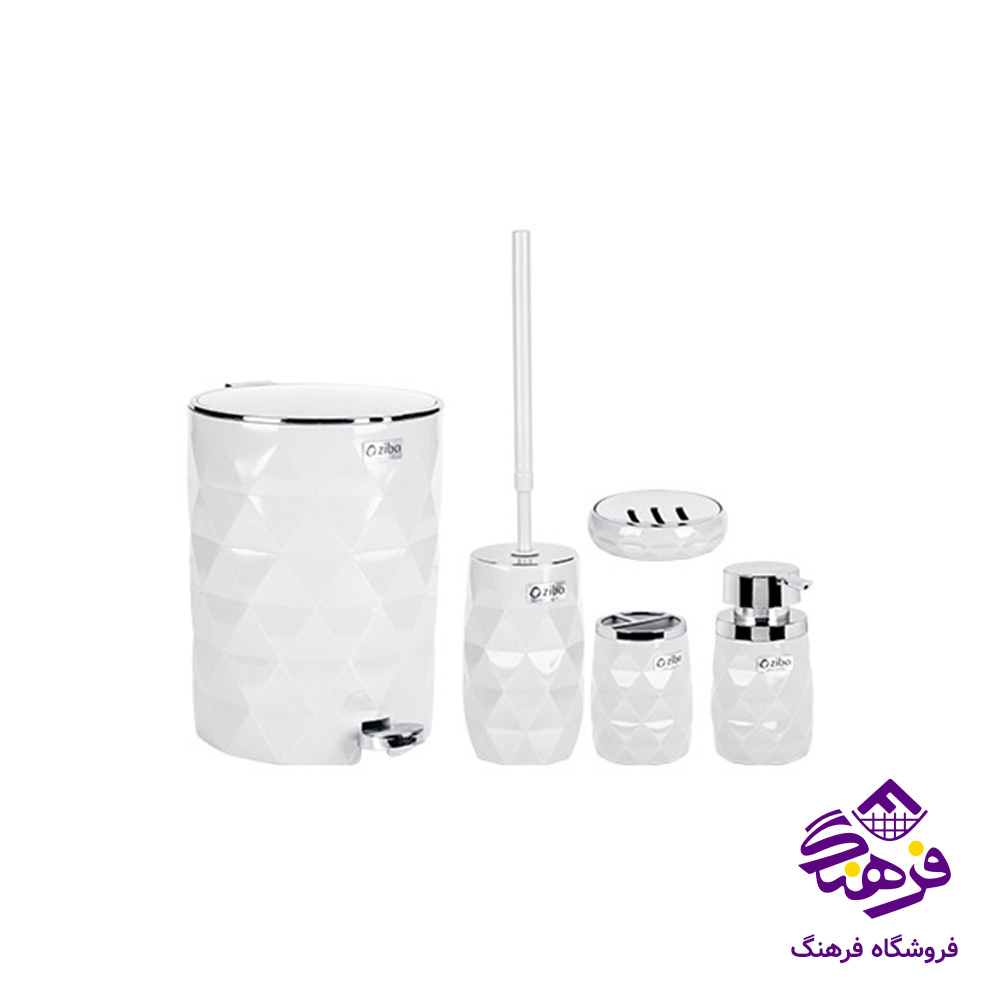 ست سرویس بهداشتی زیبا مدل دایموند کروم