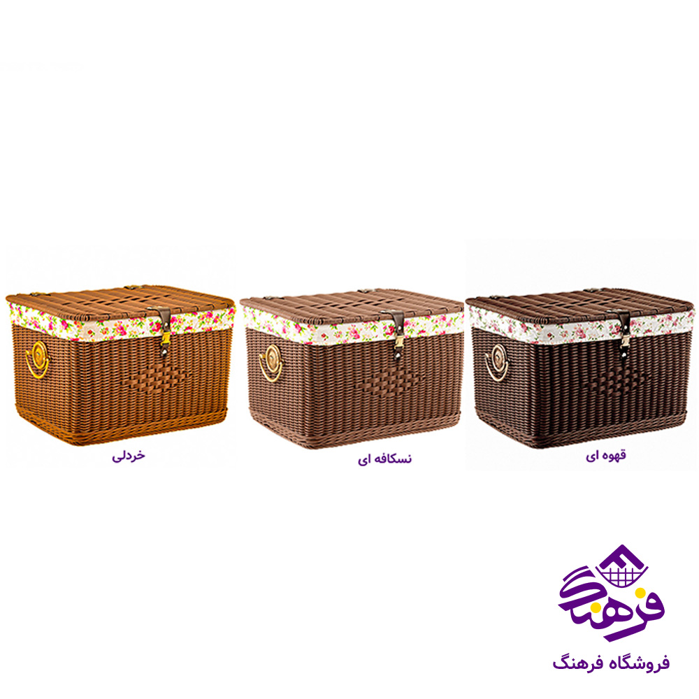 صندوقچه بافت طرح ثمین سایز 1 زیبا