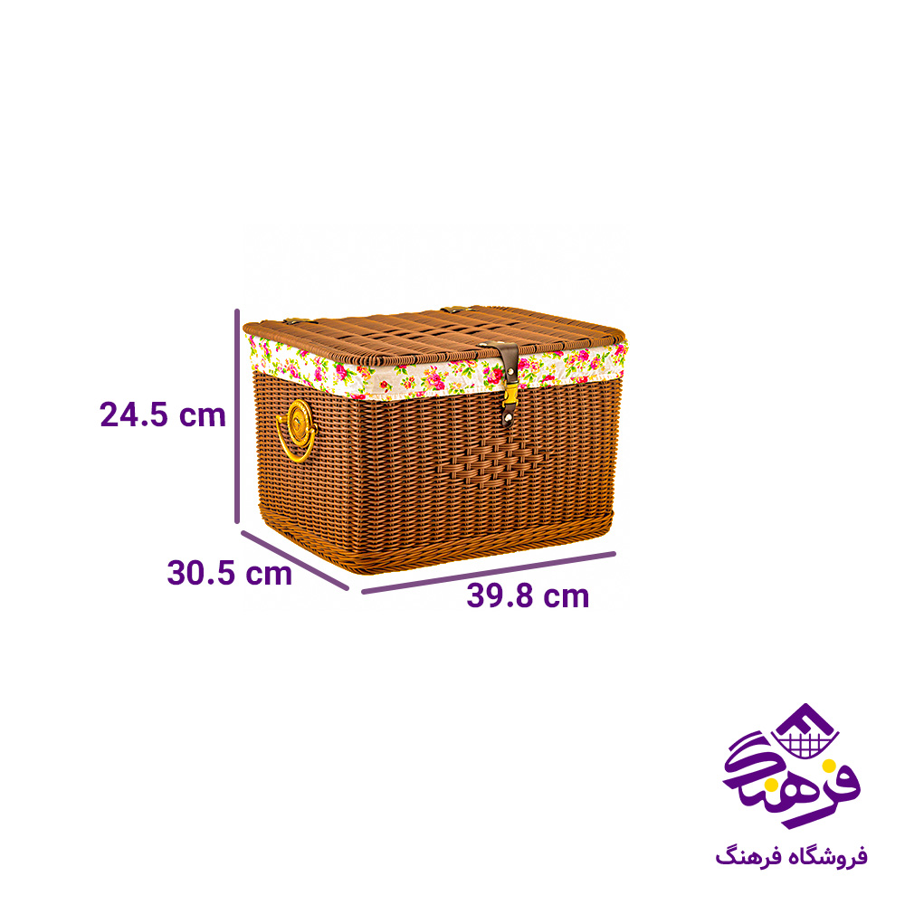 صندوقچه بافت طرح ثمین سایز 1 زیبا
