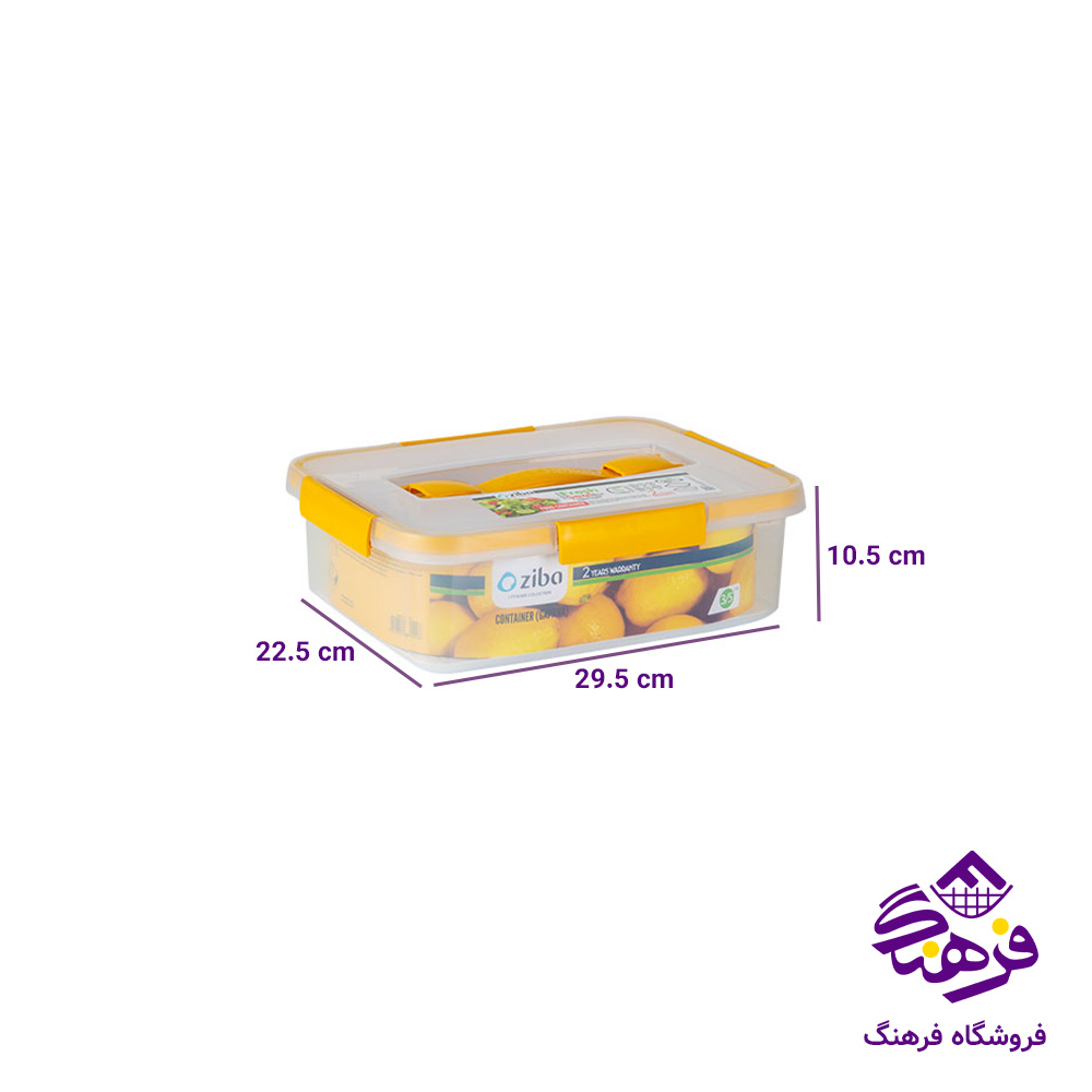 فريزري زيبا مستطيل 3/5 ليتر گاپانا