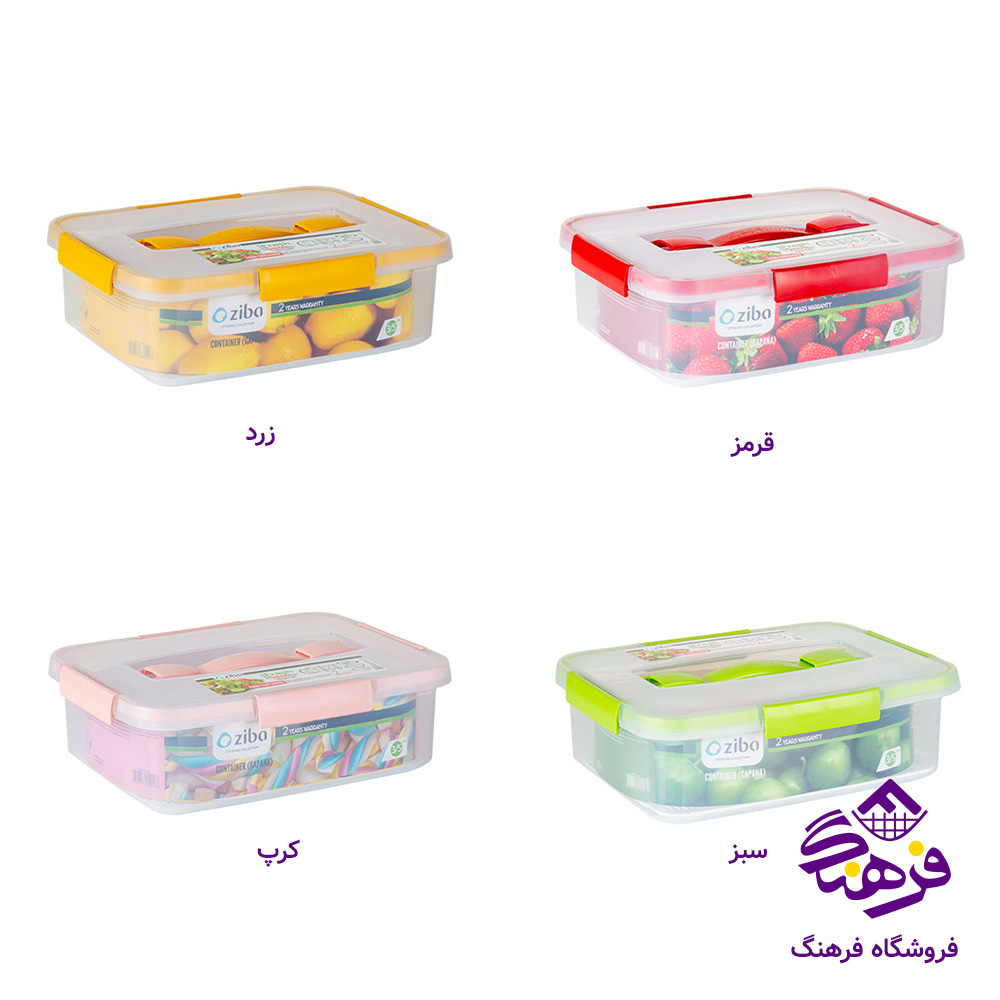 فريزري زيبا مستطيل 3/5 ليتر گاپانا