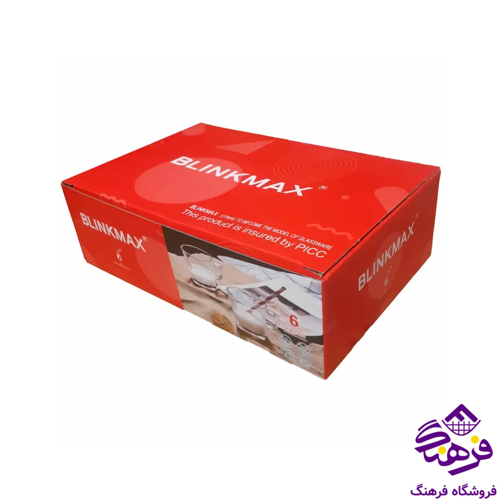 فنجان چین کار بلینک مکس 89 لب طلا