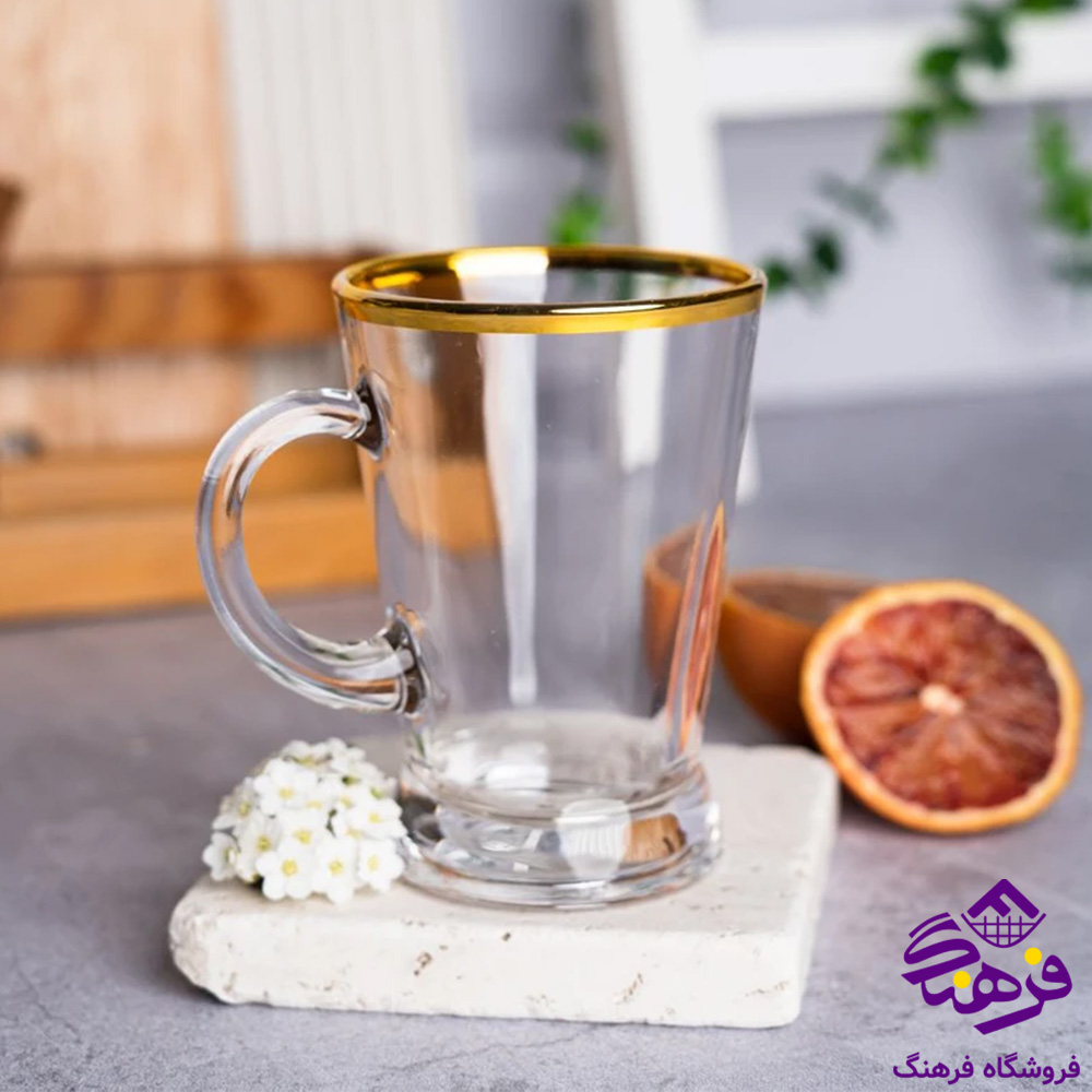 فنجان چین هایبلی بلینک مکس 97 لب طلا