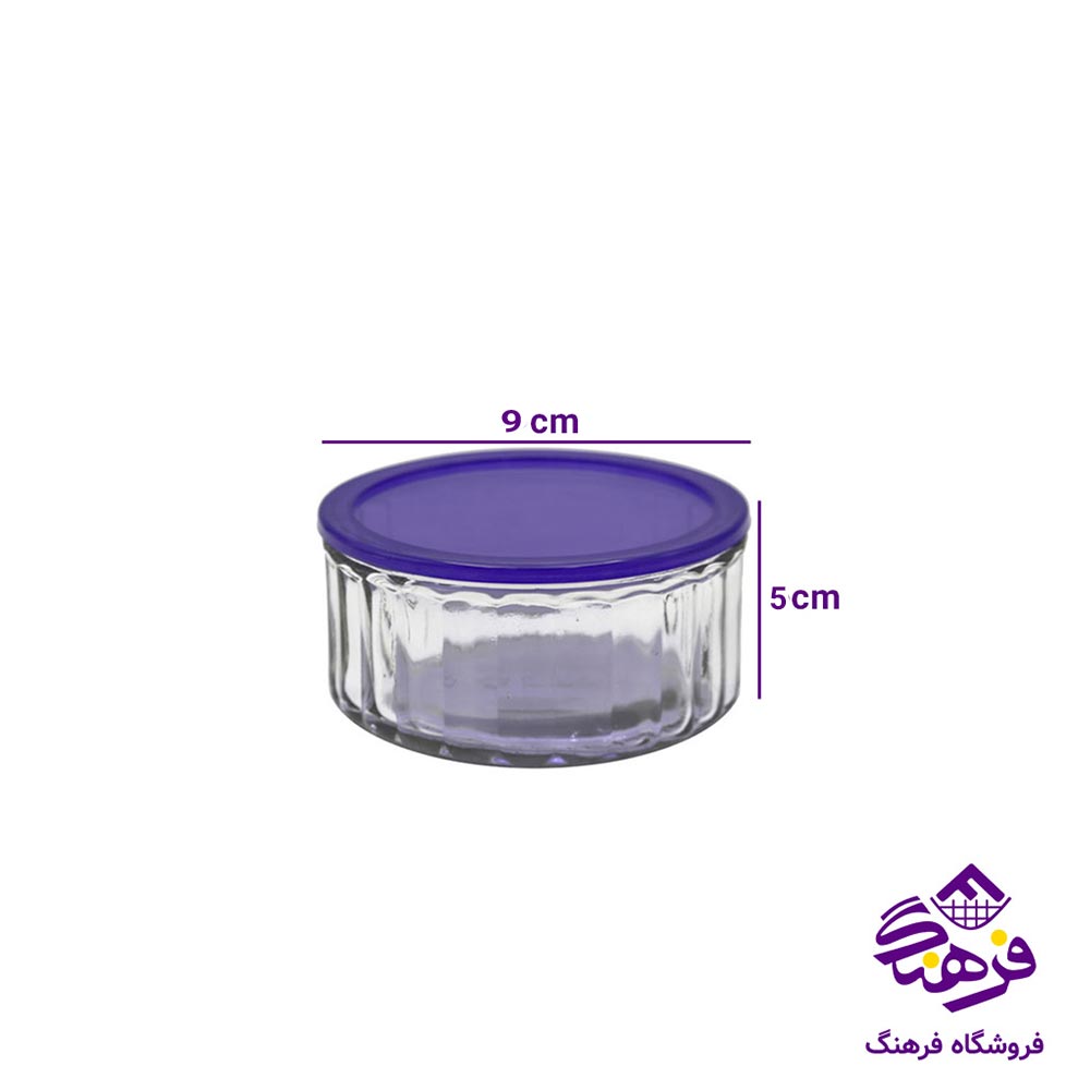 ظرف درب دار زیباسازان مدل شاک شوکا سایز 3 
