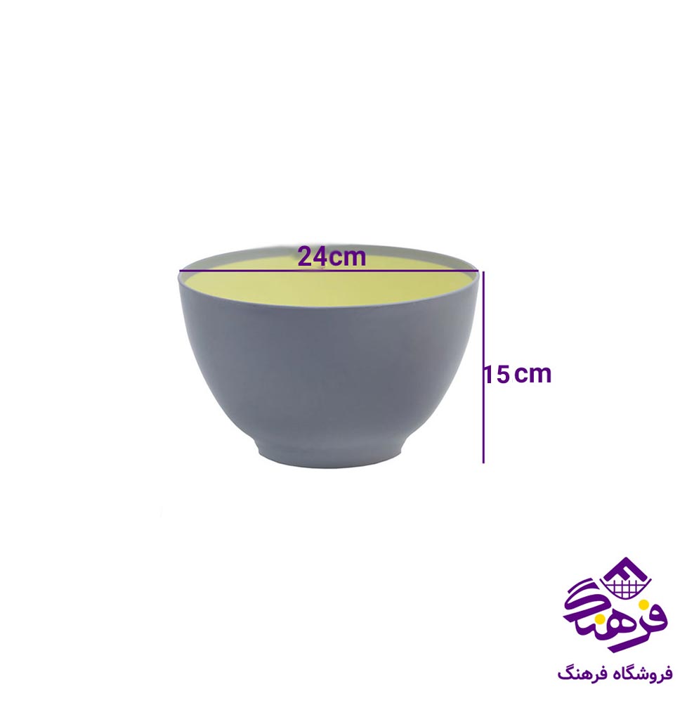 کاسه دورنگ زیباسازان سایز 1