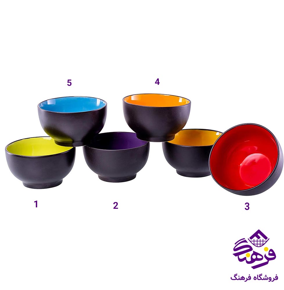 کاسه دورنگ زیباسازان سایز 2