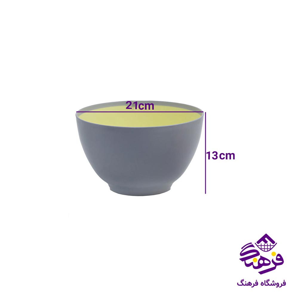 کاسه دورنگ زیباسازان سایز 2