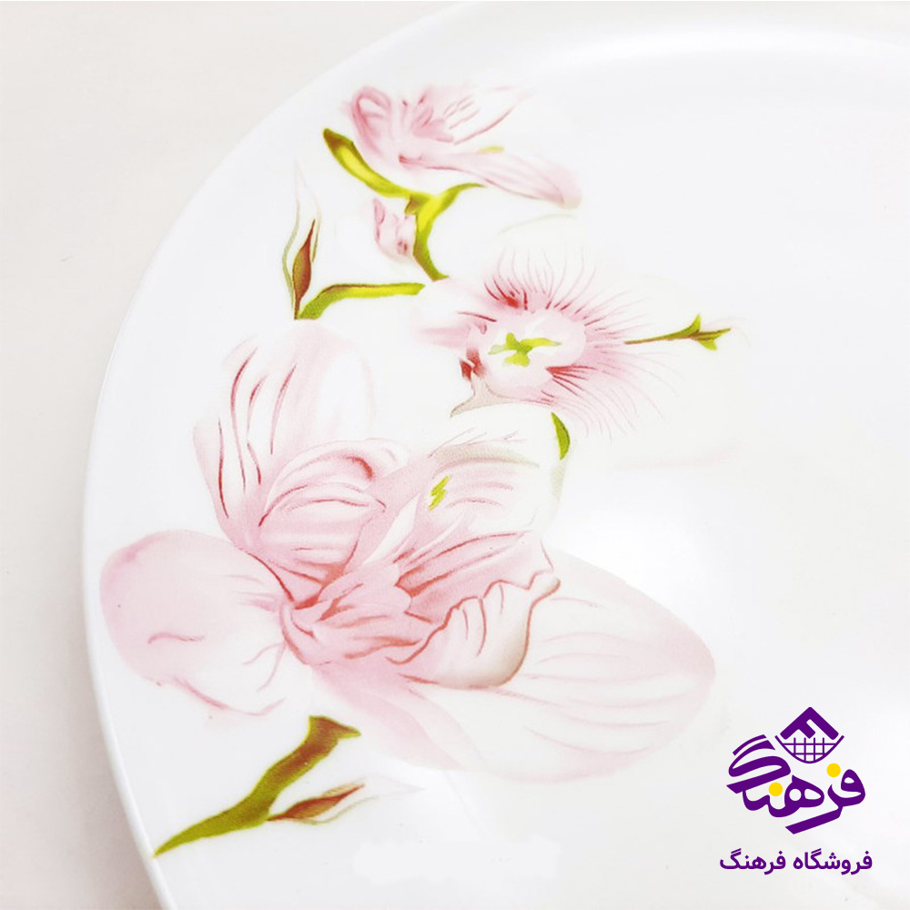 پیش دست گلدن اپال طرحدار گرد فله-(6دک)