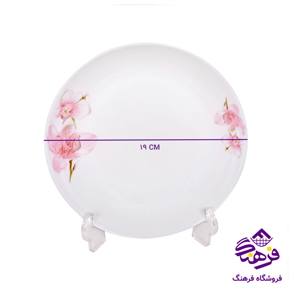 پیش دست گلدن اپال طرحدار گرد فله-(6دک)