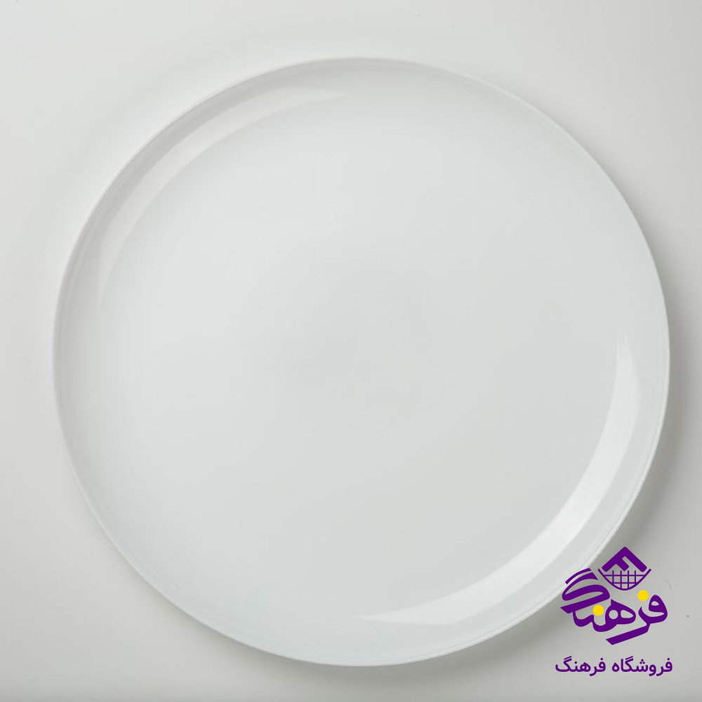 دیس گرد گلدن اپال مدل دیوالی سفید