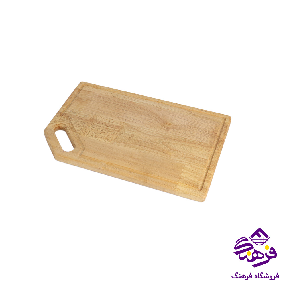 تخت گوشت کالچر چوبی دسته کج