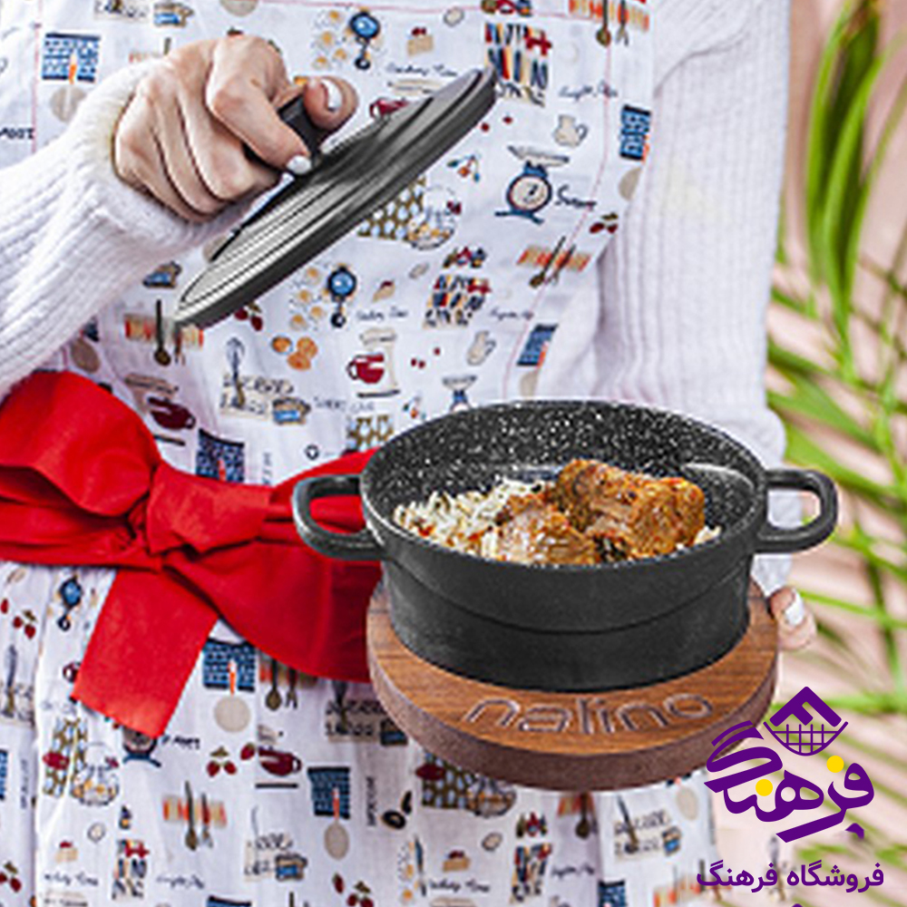 قابلمه چدن نالینو سایز 12 مدل Feleti