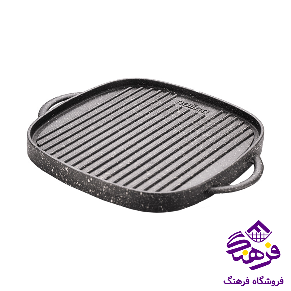 تابه نالینو گریل چدن دو طرفه مدل Lorenza