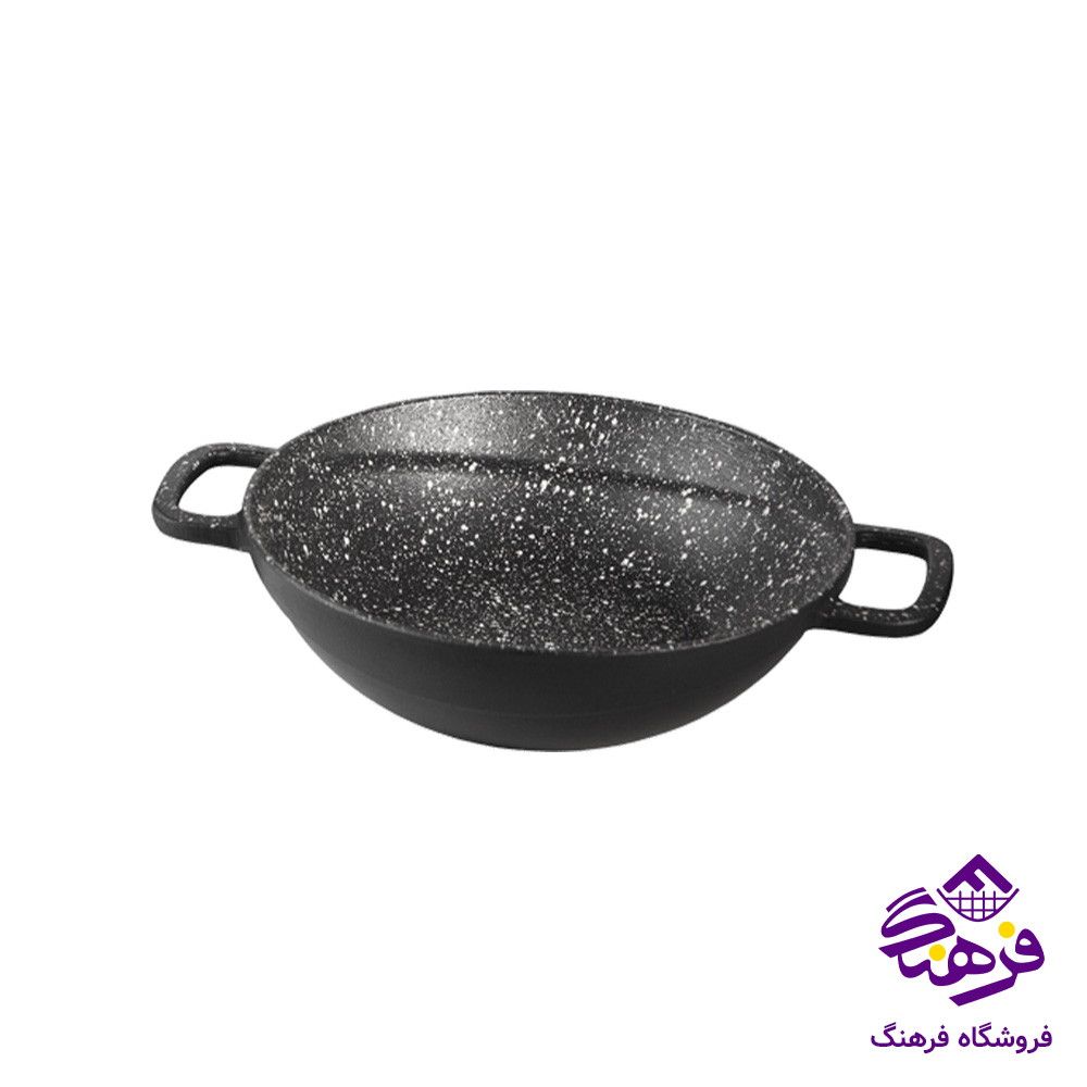 تابه ووک چدن سایز 28 نالینو بدون درب