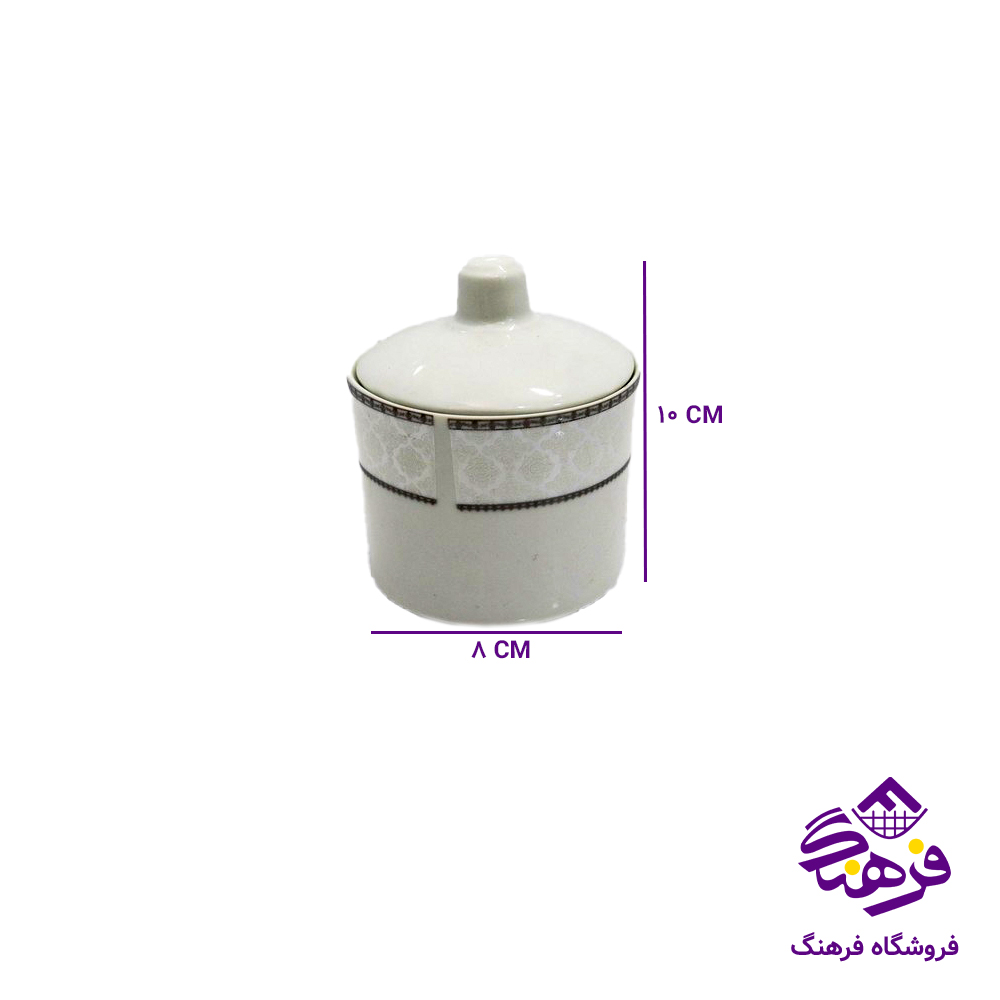 قندان پارس 1806 طلایی گرد