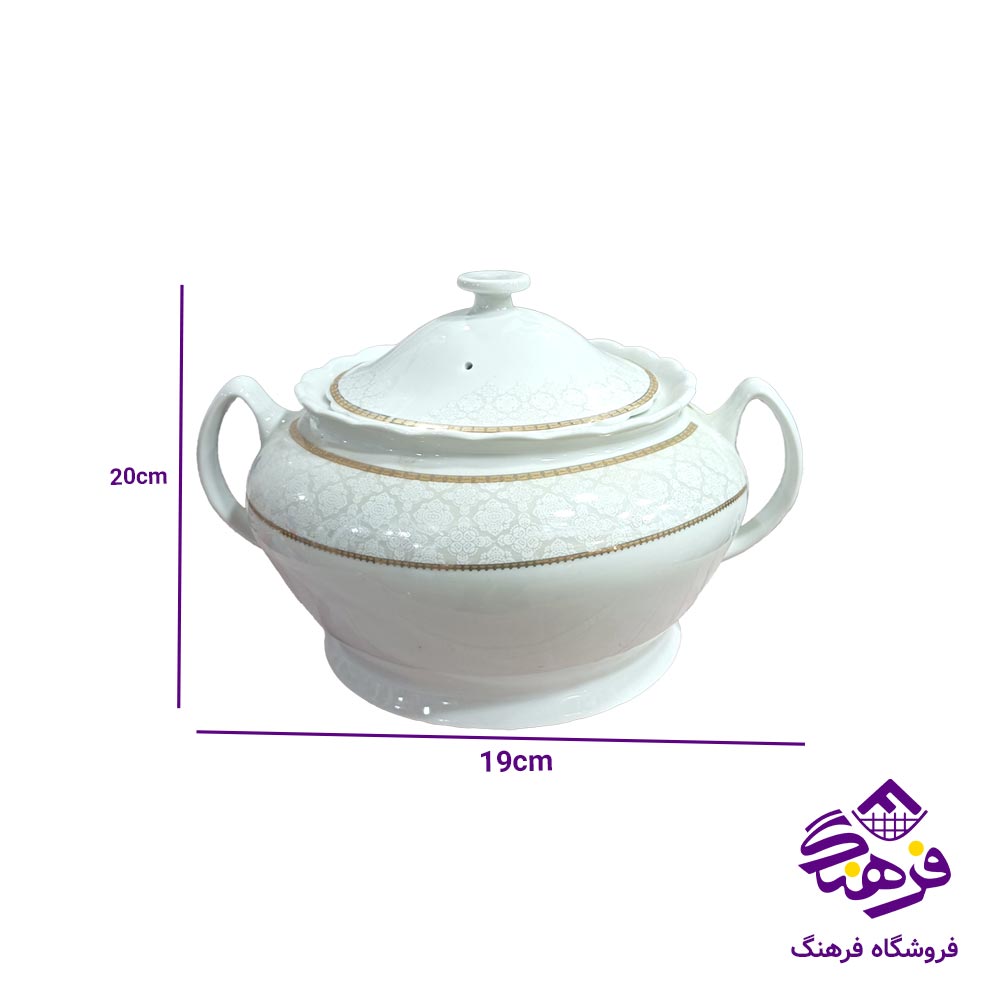 سوپ پارس 1806 طلایی گرد 8دک