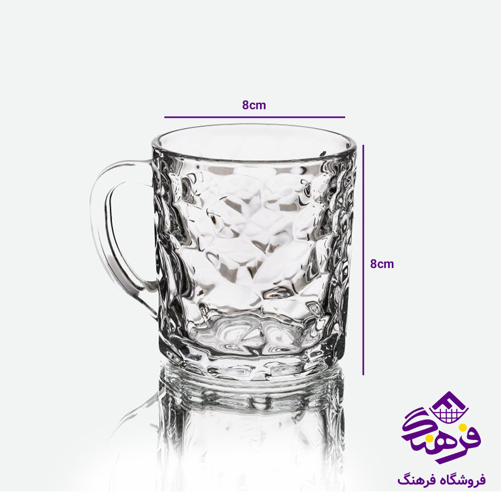 لیوان لیندا دسته دار کادو اصفهان (8دک) 455