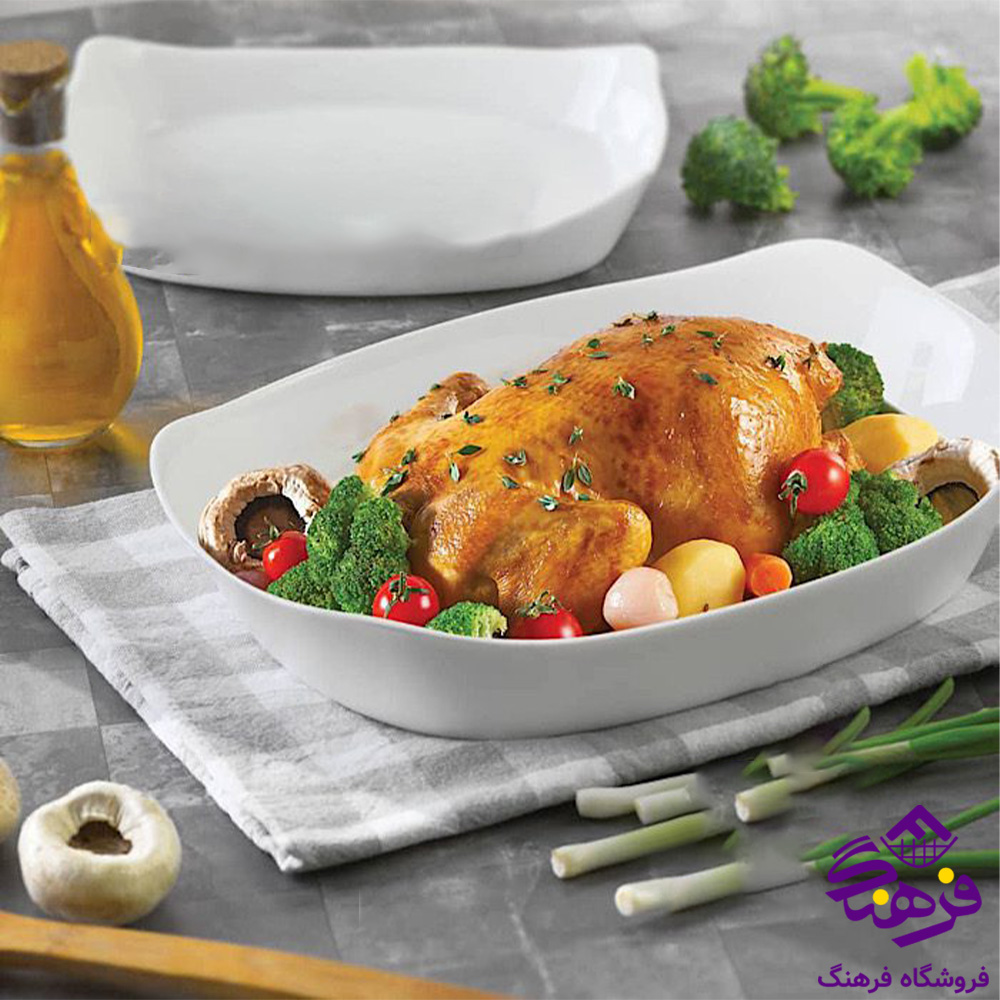 تابه مستطیل متوسط گلدن اپال 12دک