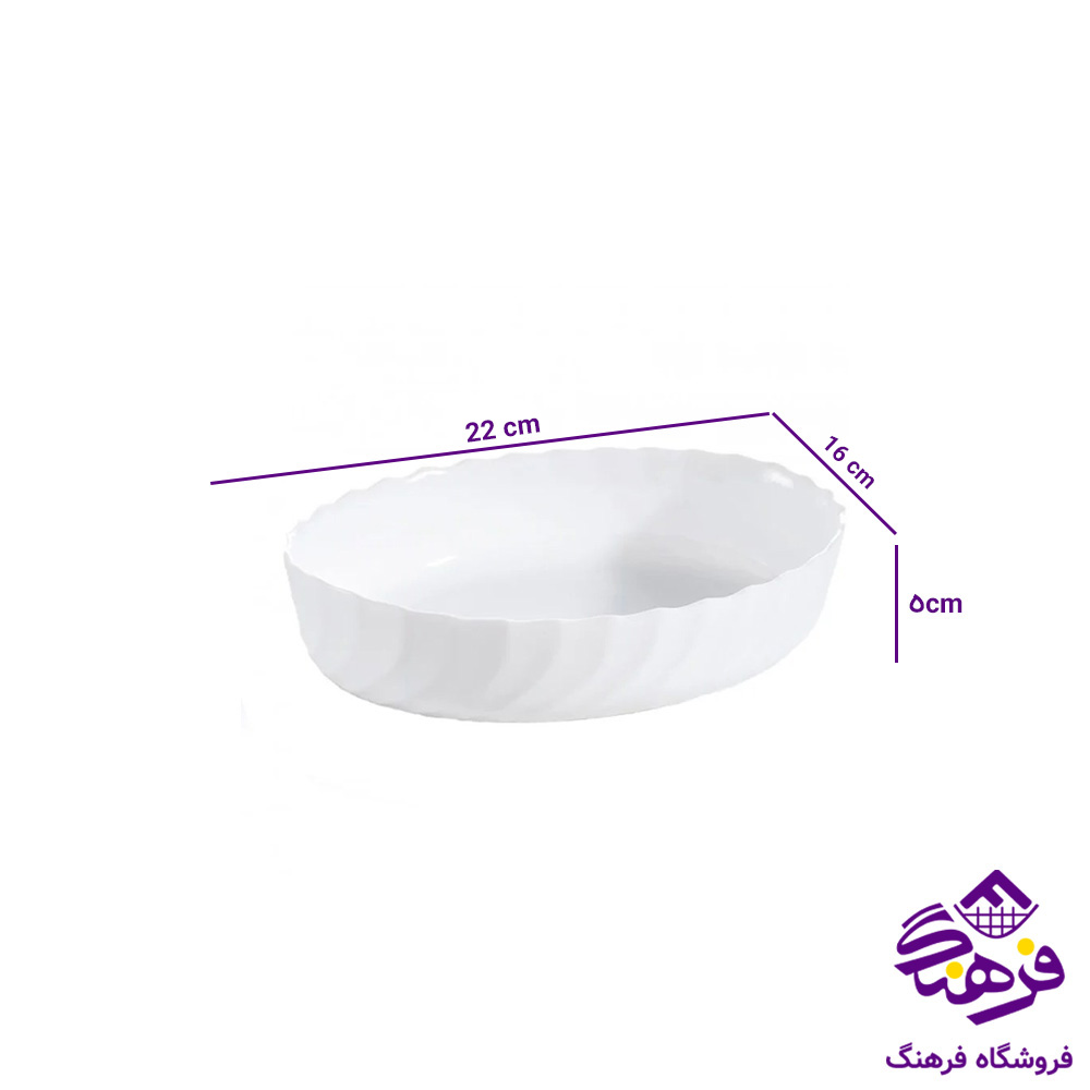 تابه بیضی کنگره گلدن اپال مدل تریانون کوچک 