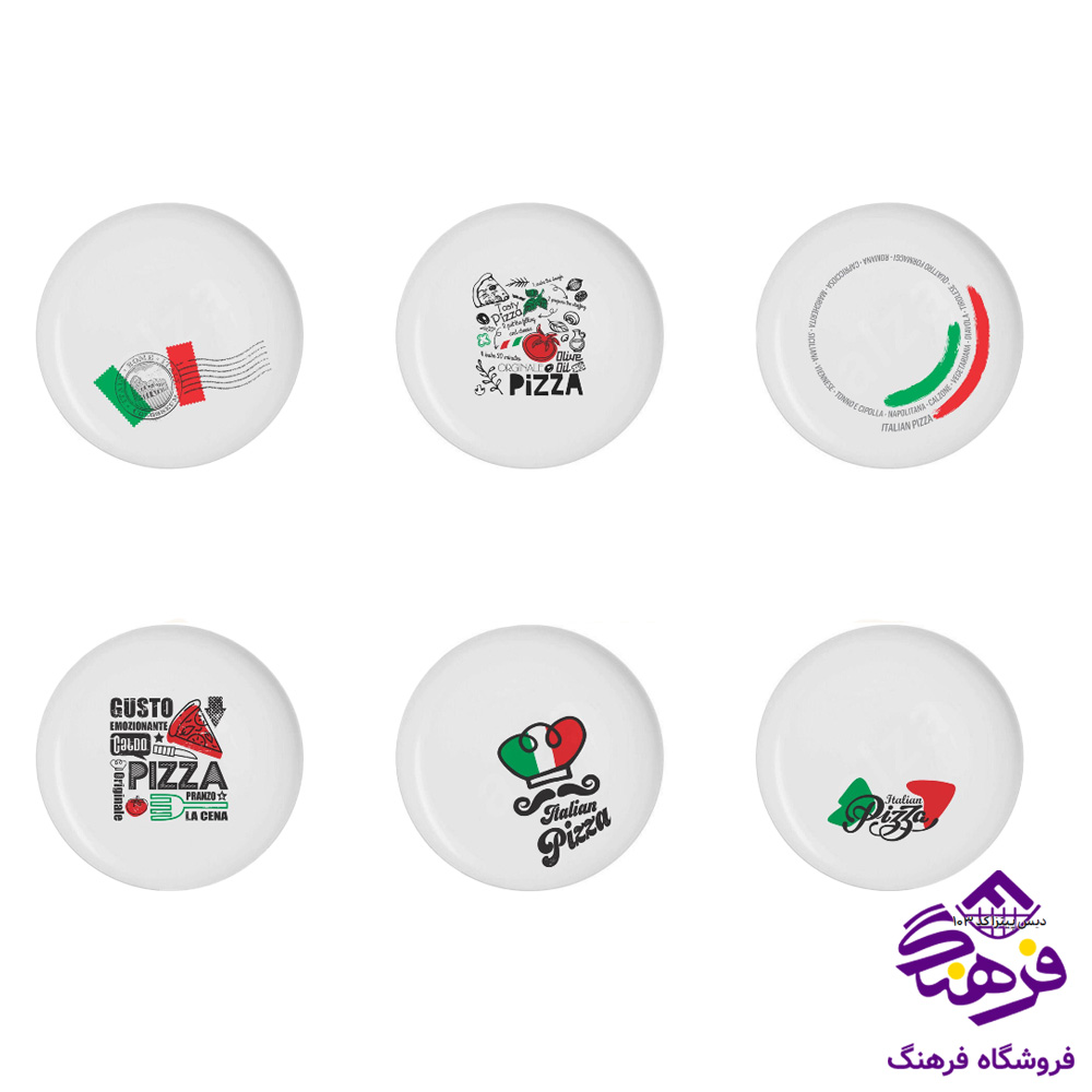 ديس پيتزا طرحدار گرد گلدن اپال 12دک
