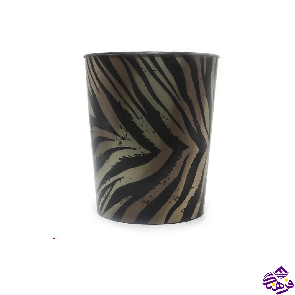 سطل کلاسیک چاپدار گرد گلدپلاست 110791