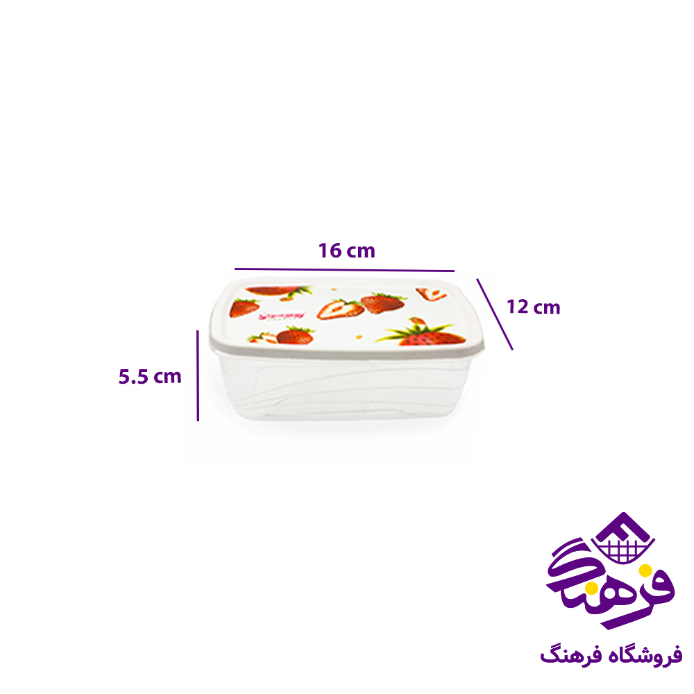 فریزری مارتا طرحدار مستطیل 600 میل گلد پلاست