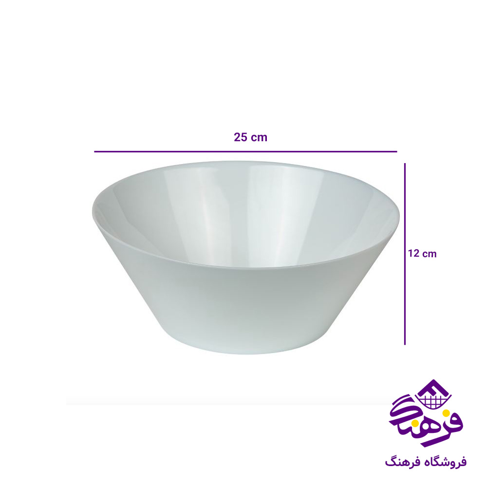 سالاد خوری دیوالی گلدن اپال مدل استراکچر سفید