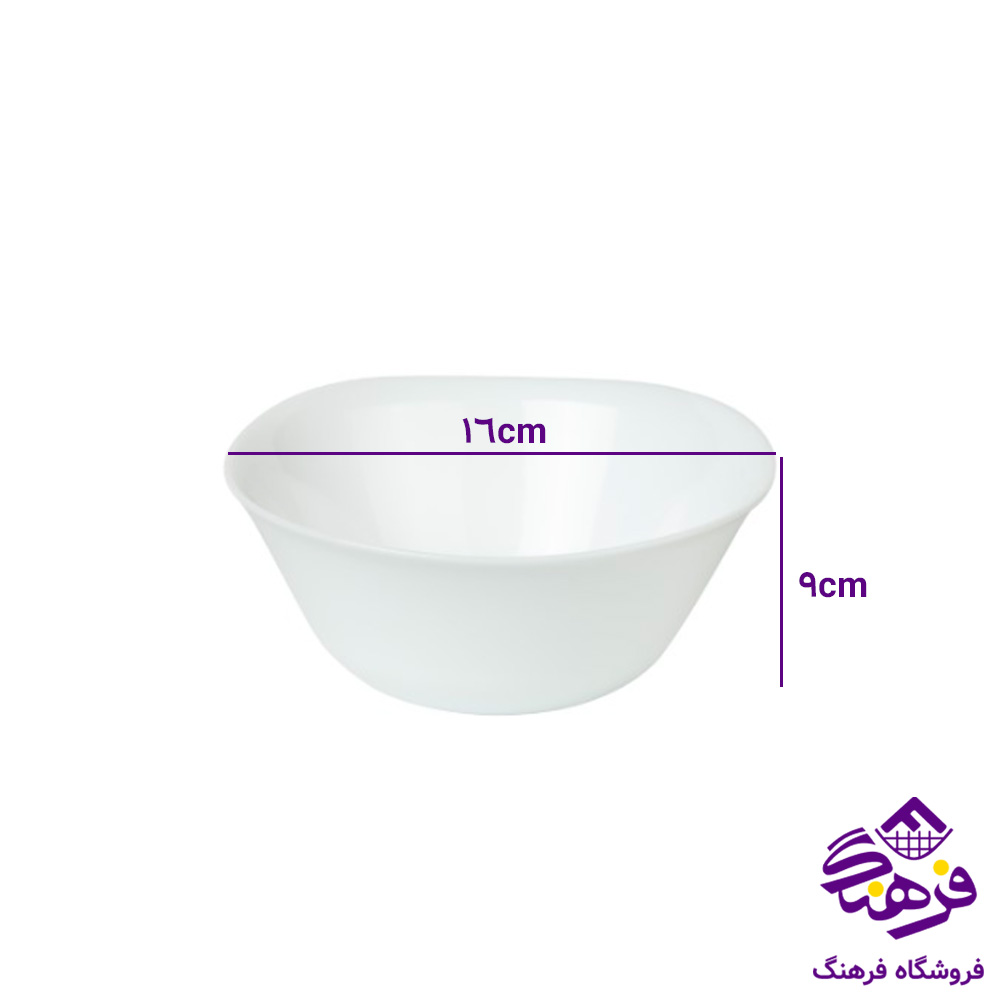کاسه ابگوشت کارين سفيد گلدن اپال 6دک