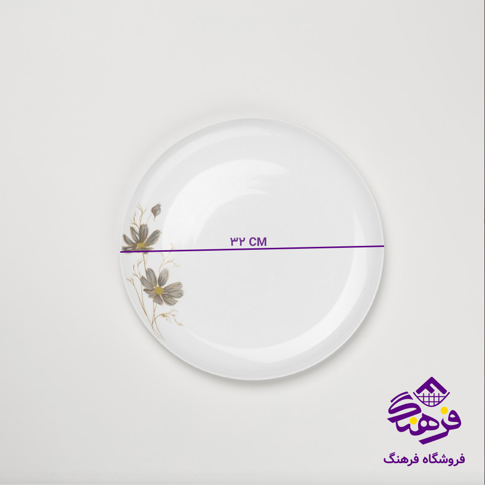 سرویس گلدن اپال 26پارچه دیوالی طرح شقایق