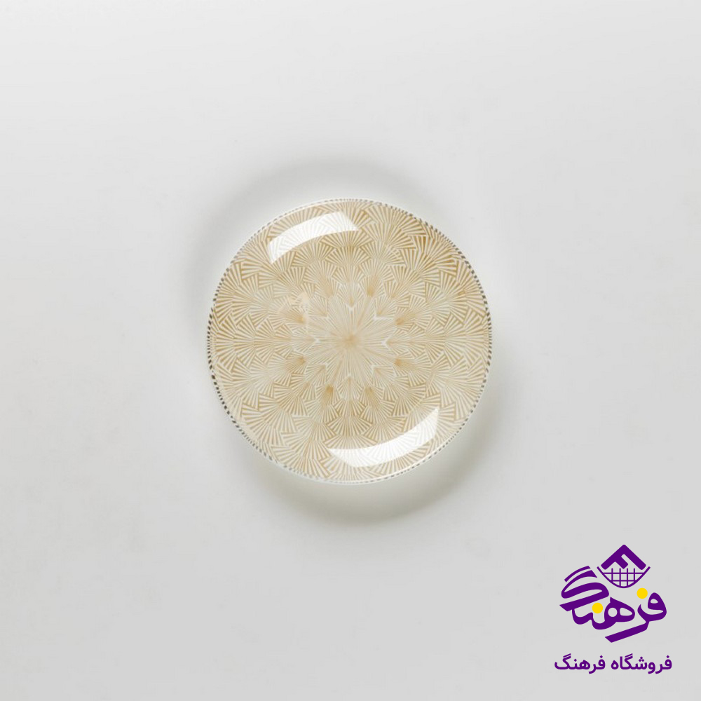 سرويس 26پارچه ديوالي انجل عسلي گلدن اپال