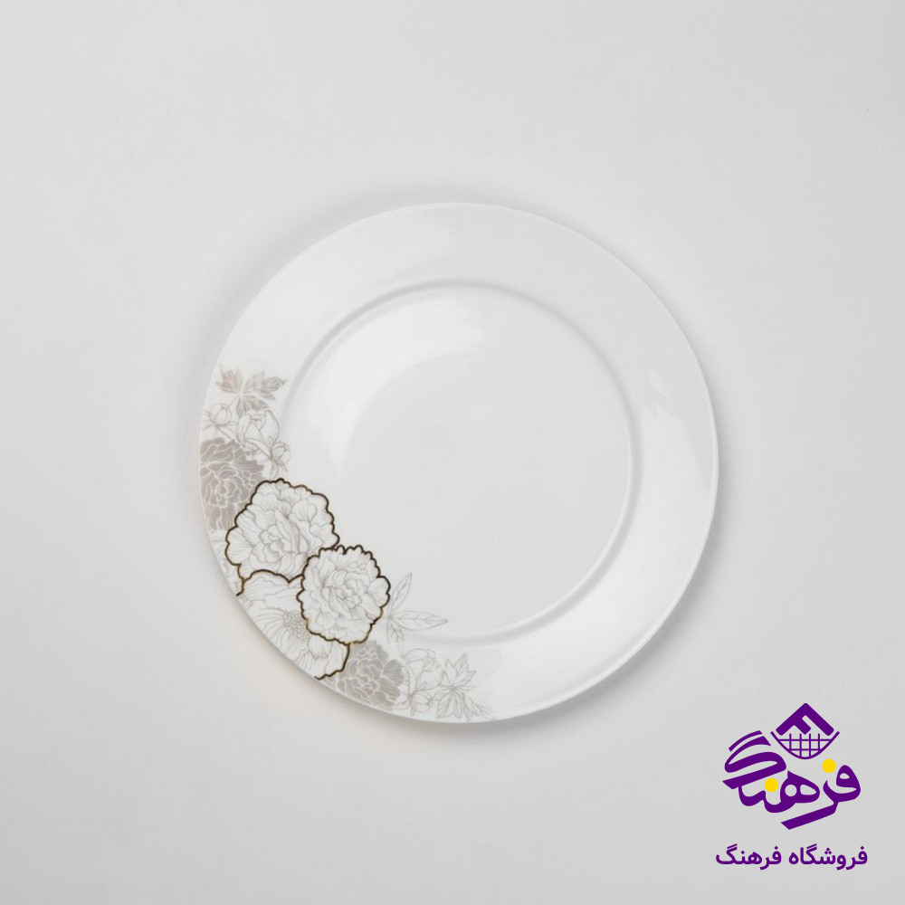 سرويس 26پارچه ديوالي گلسا طلايي گلدن اپال