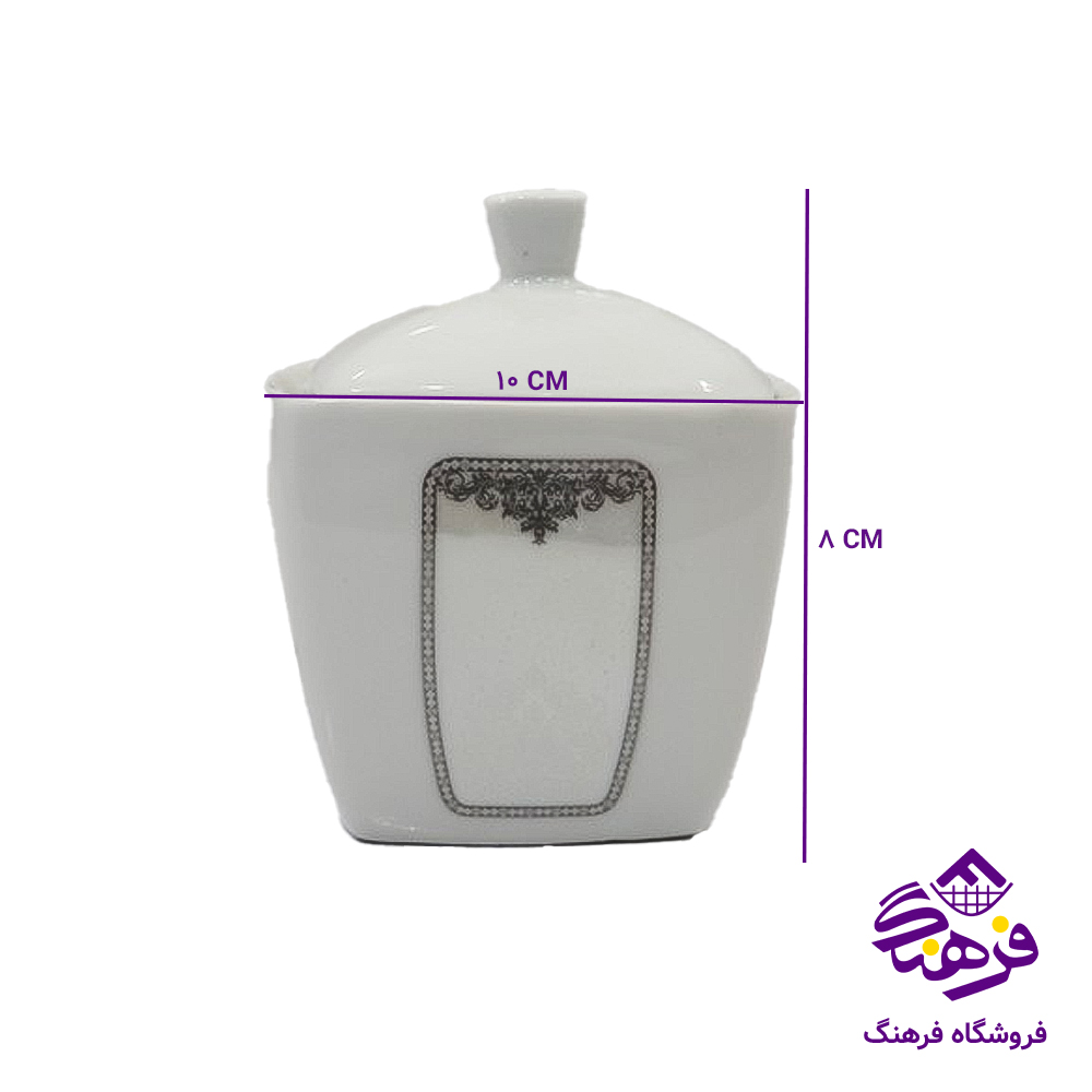 قندان پارس1823 مربع پلاتین 