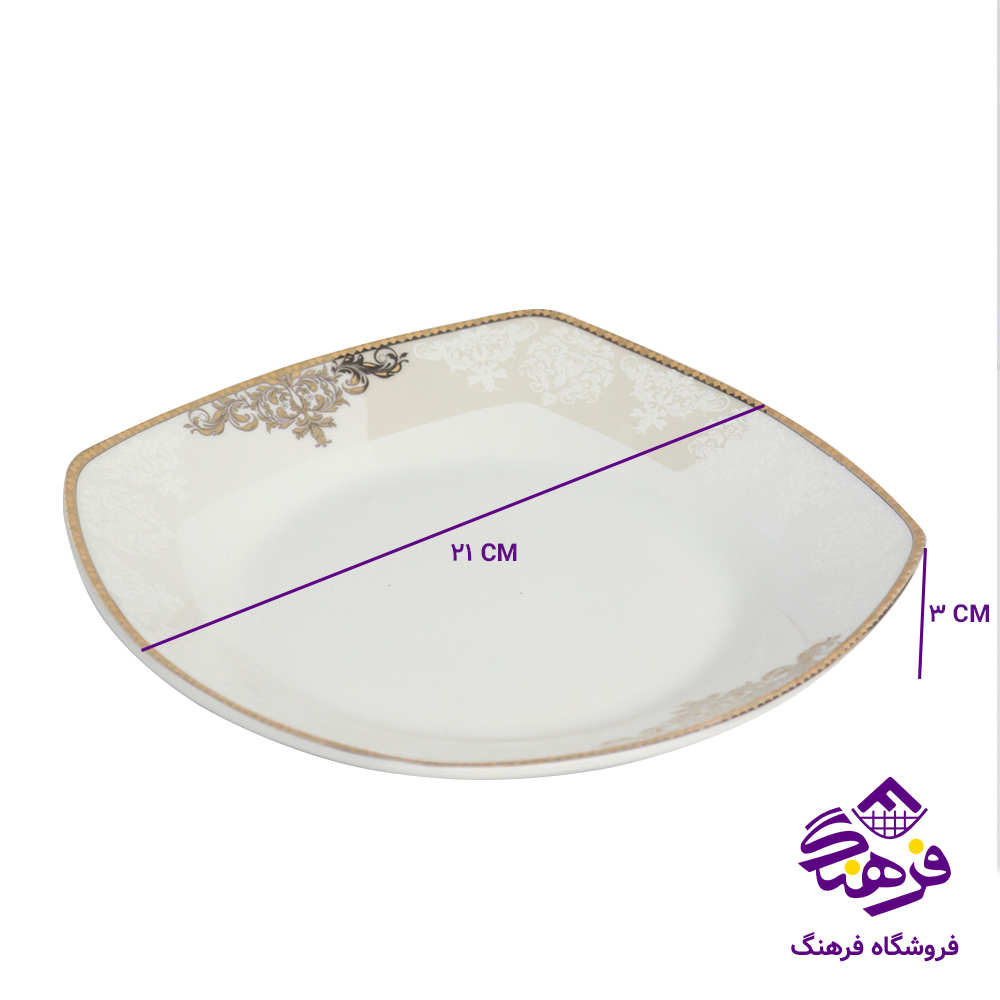 خورشت پارس1826 مربع طلایی 6عددی