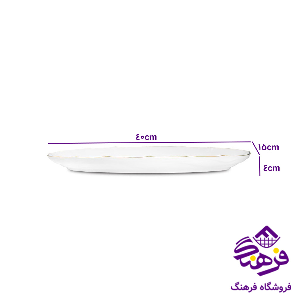 دیس ماهی خوری کوچک کد 109 لیمون چینی آراد