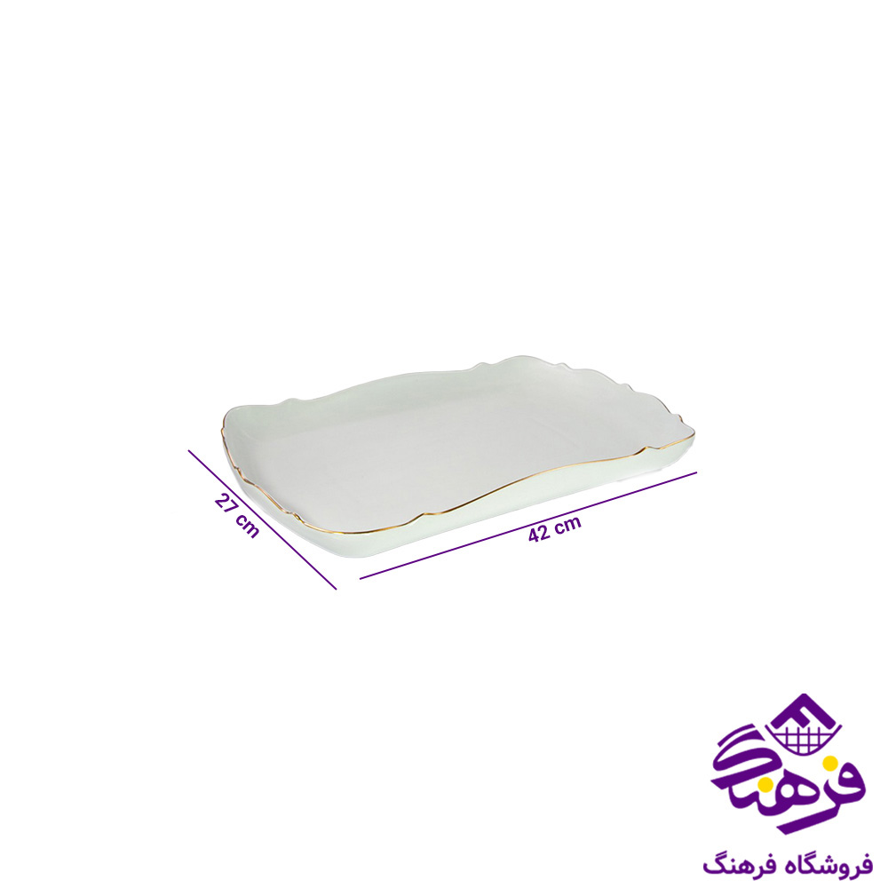 دیس لیموم مدل موج مستطیل بزرگ کد 314L