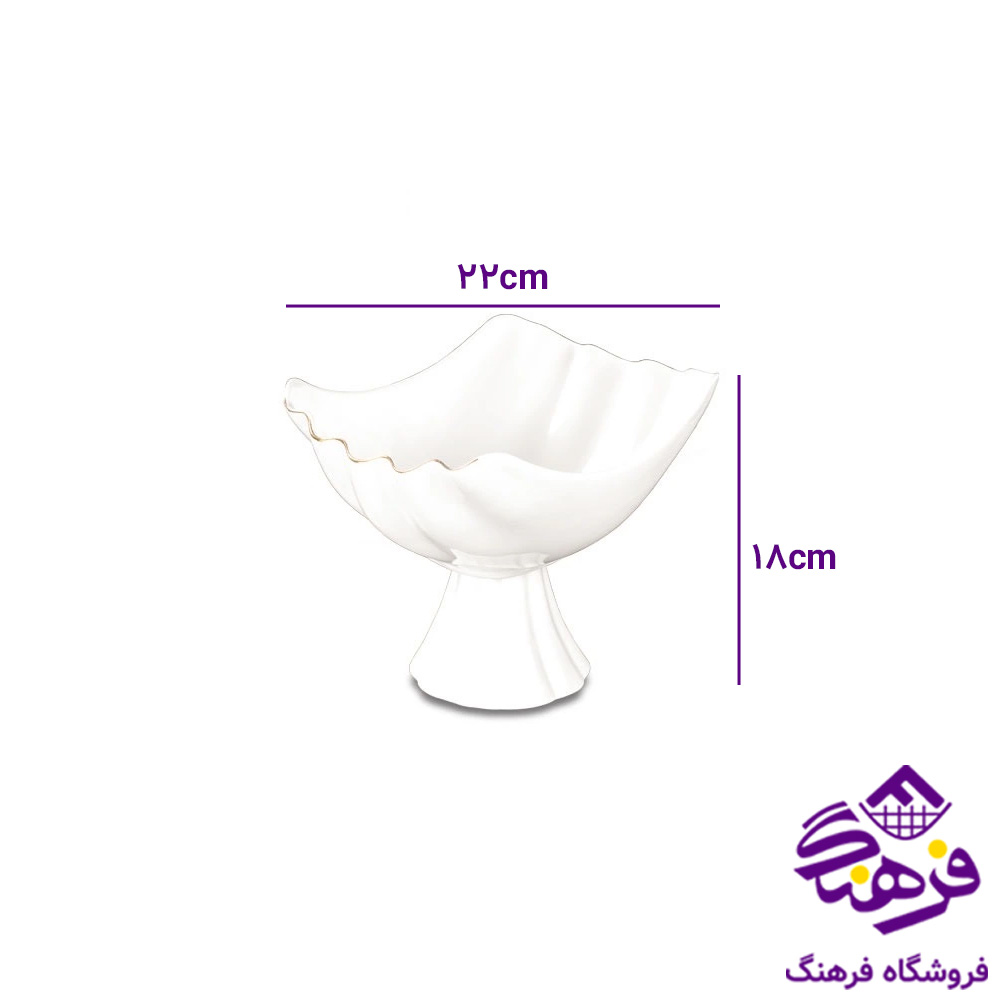 کاسه لیموم انگشتی متوسط پایه دار140M (8دک)