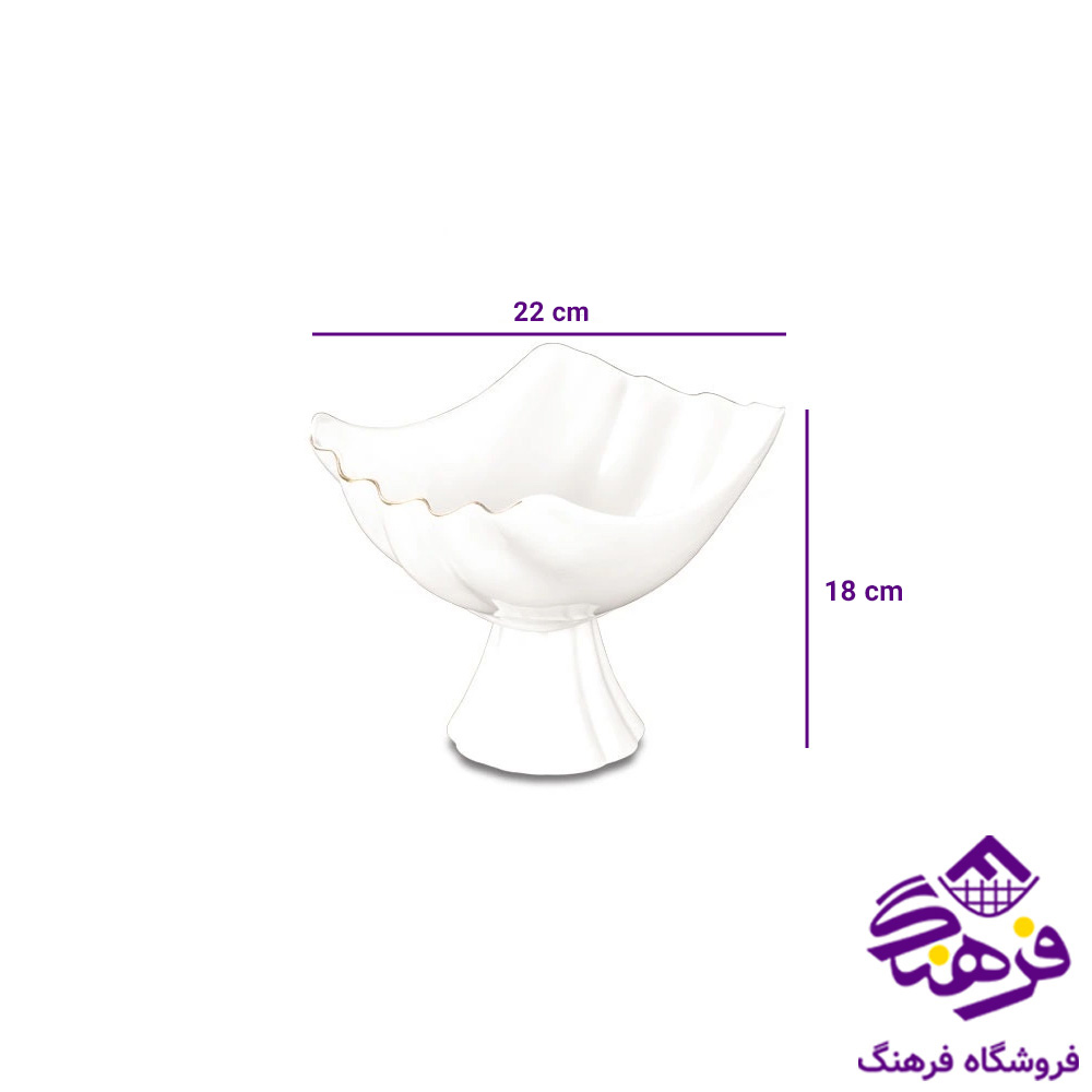 کاسه لیموم مدل انگشتی پایه دار متوسط کد 140M