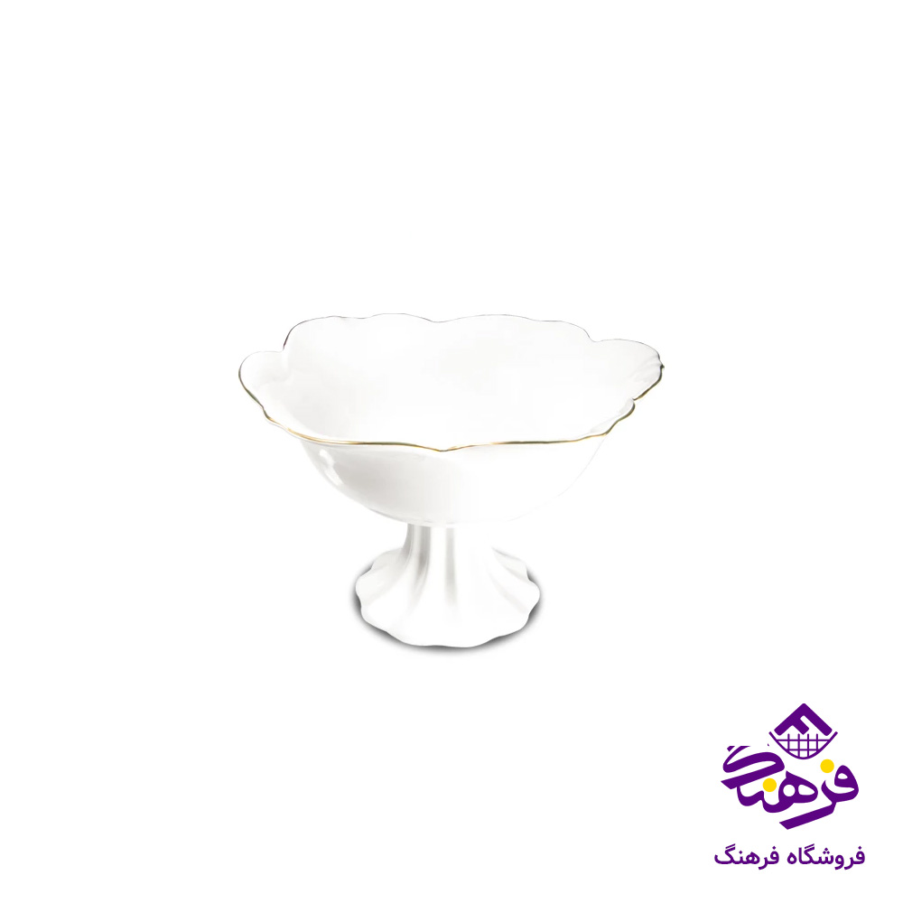 کاسه لیموم مدل رز پایه دار کوچک کد 202S