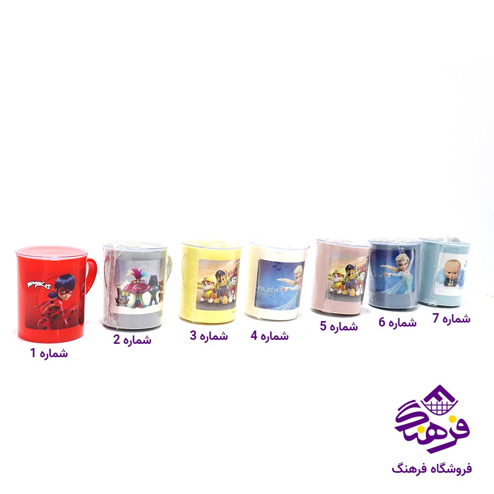 فنجان درب‌دار  پادی مدل عروسکی 236