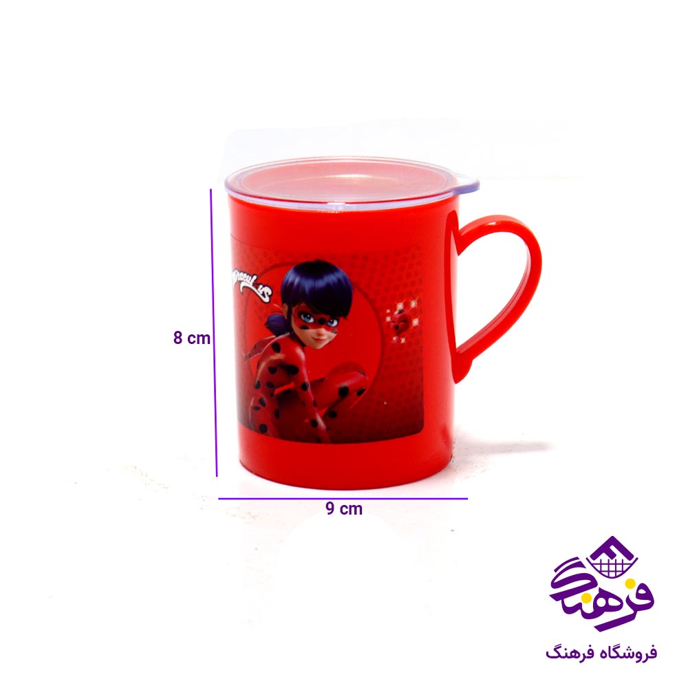 فنجان درب‌دار  پادی مدل عروسکی 236
