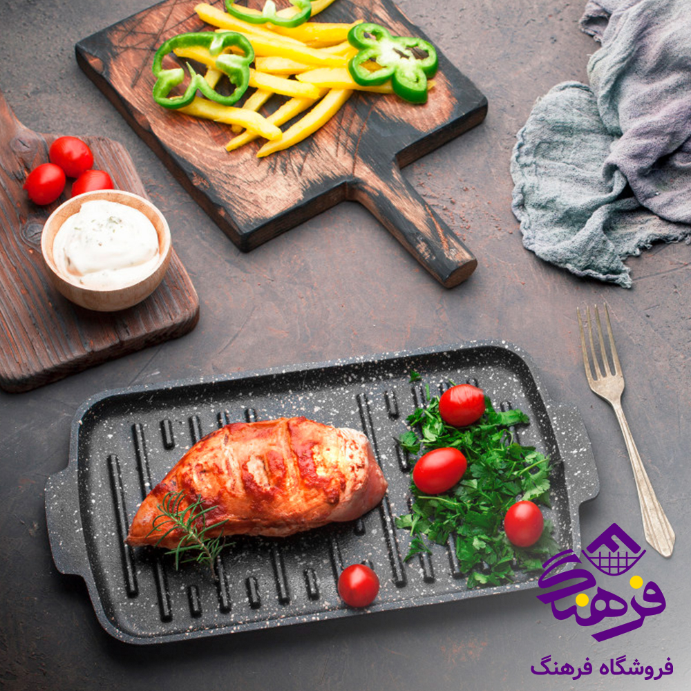 تابه گریل چدن مدل Amatis نالینو