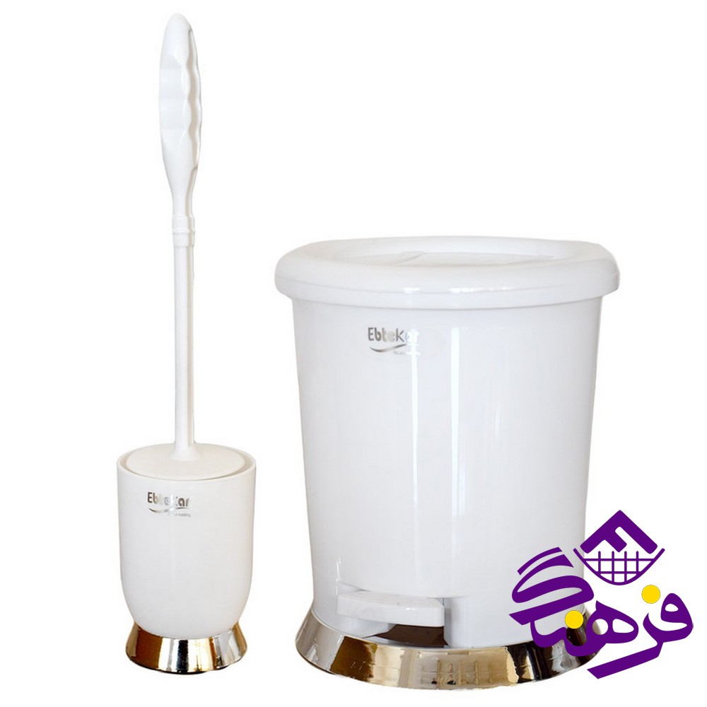 سطل ابتکار پدالي پايه کروم