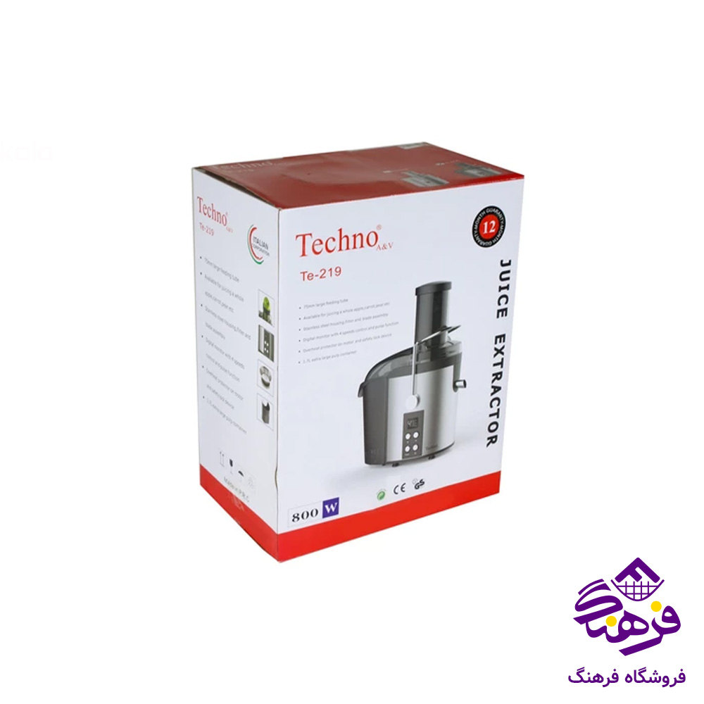 ابمیوه گیری تکنو Te-219