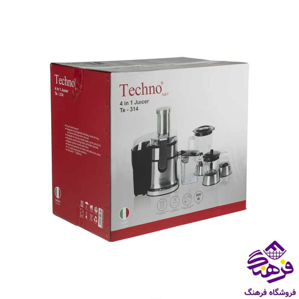 ابمیوه گیری 4کاره تکنو TE 315