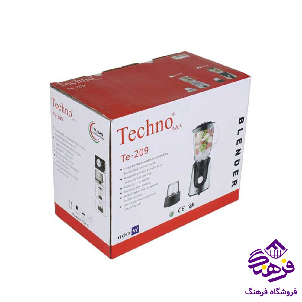 خردکن تکنو 4دک TE 209