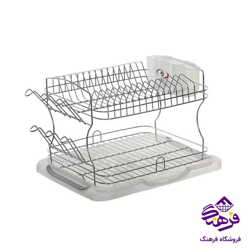 جاظرفی 2طبقه استیل پیشتاز کاوه مدل ویژه 256
