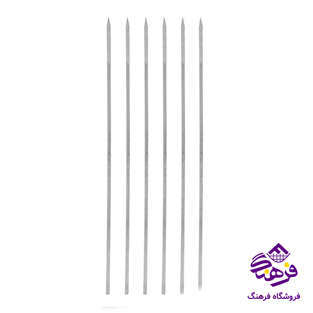 سيخ جوجه استيل ضخيم 2ميل (هرعدد)